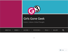 Tablet Screenshot of girls-gone-geek.com